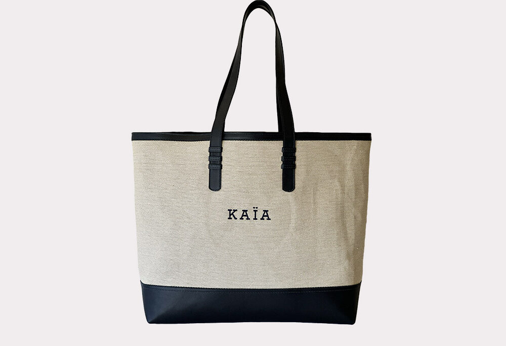 NEW KAΪA Beach Bag Navy Blue